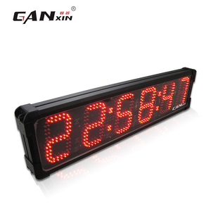 Display a doppio lato da 6 pollici tempo di 12/24 ore HH MM SS orologio da parete digitale esterno utilizzato grande Timer maratona gara - Product Image 3