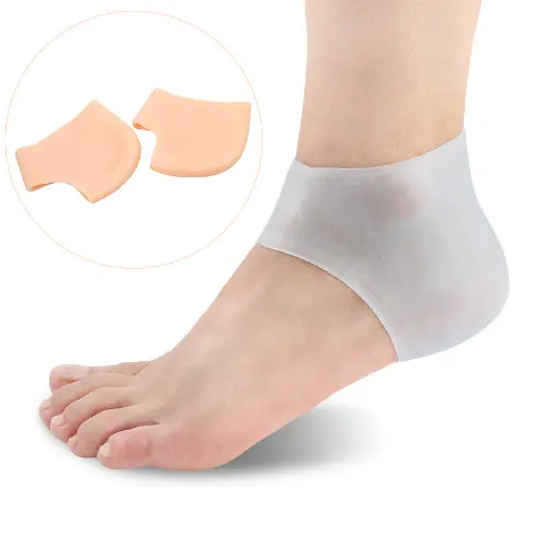 Almohadilla de Gel para el cuidado de los pies, Protector de silicona para el talón, cojín de protección para el talón