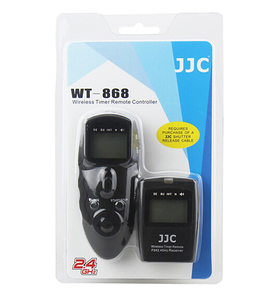 Jjc drahtlose fernbedienung wt-868 zeitschaltuhr fernbedienung für kamera - Product Image 2