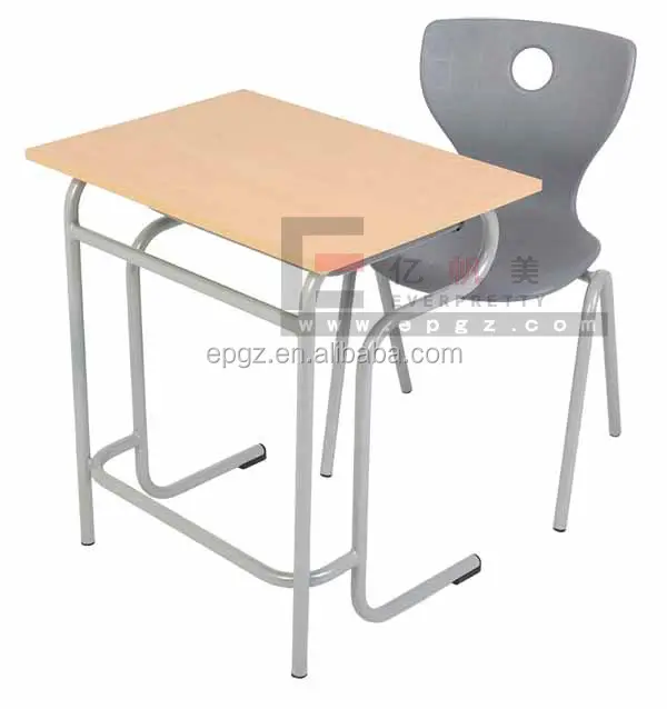 Table et chaise pliantes en plastique de Dubaï Assembler la table et la chaise d'étudiant