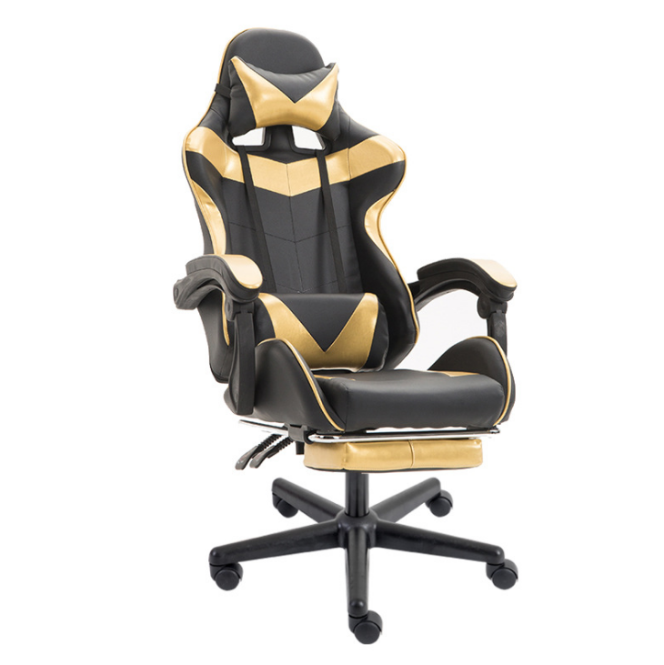 Silla de juego amarilla