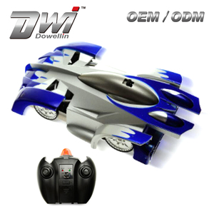 DWI שלט רחוק לטפס את קיר צעצוע מכוניות 360 תואר מסתובב פנסי מכוניות לילדים אחד מפתח