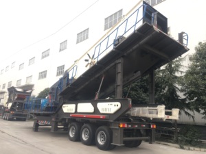 阿里巴巴流行150-200tph移动骨料破碎机移动破碎站生产骨料
