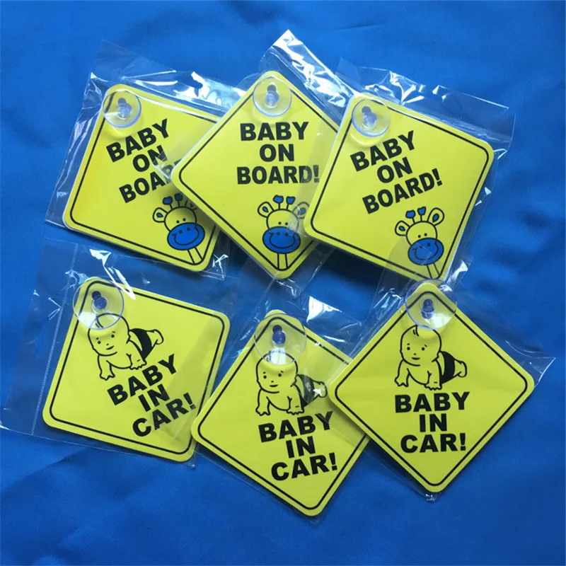 Baby On Board Vinyl Decal Funny Car SUV Window Safety Warning Sign Car Vinyl Sticker