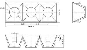 30 Degree Linear Light Lens <strong>Array</strong> for COB <strong>Led</strong> 3030 Optical Lens Small Size Lens - Product Image 4