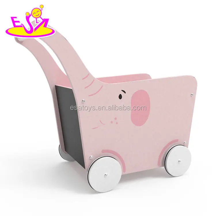 2024 nuevo diseño Original elefante juguetes de madera para caminar para bebés para caminar en interiores W16E095