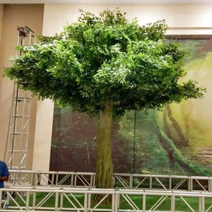 Ucuz Büyük Yapay Ficus Ağacı/Bonsai Ficus Microcarpa/Yapay Banyan Ağaçları - Product Image 5