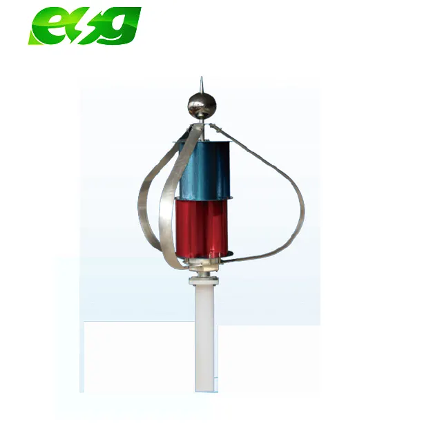 300w 12v 24v Off Grid Wind Power Magnet Vertical Output Generator Wind Turbine for Home