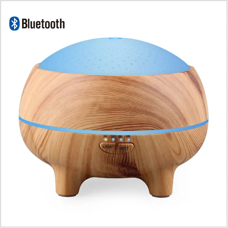 Difusor de Aroma ultrasónico con Altavoz Bluetooth, luz LED colorida y temporizador, gran opción para el hogar, oficina y habitación de bebé