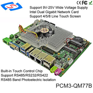 産業用メインボードスリムコアi5-2520M CPU 2 LAN 6 COMシリアルポートDB9組み込みマザーボード - Product Image 2