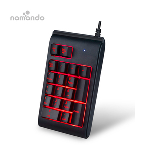 Mechanical <strong>Keyboard</strong> Numpad Number <strong>Keyboard</strong> USB <strong>Wired</strong> Numpad 19 Keys Mini <strong>Numeric</strong> <strong>Keypad</strong> with LED Backlight for Laptop Desktop - Product Image 4