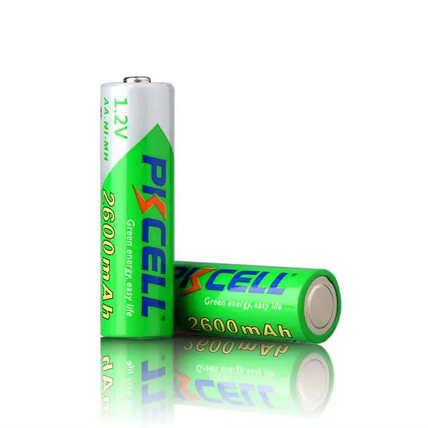 Aa taille ni-mh1.2v 2600 mAh faible autodécharge batterie pour appareils photo