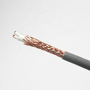 Flexible PVC Insulation Braid Shielded 2 Core <strong>0.5mm2</strong> Electric Cable <strong>Wire</strong>