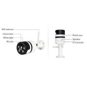 Cámara tipo bala IP para exteriores Visión nocturna Conexión 4G Alarma Push APP Control PTZ Estilo Memoria/Red de almacenamiento en la nube Cámara IP - Product Image 2