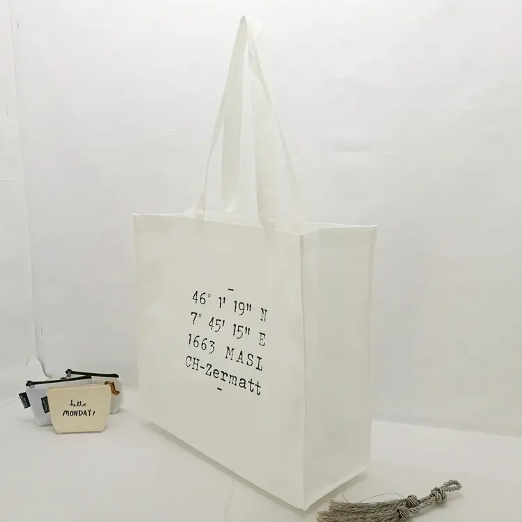 친환경 신제품 실크 스크린 인쇄 사용자 정의 대나무 섬유 숯 가방