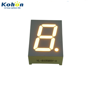 Common Anode Yellow Light 0,8 Zoll 1-stellige <span class=keywords><strong>LED</strong></span> <span class=keywords><strong>7</strong></span>-<span class=keywords><strong>Segment</strong></span>-Anzeige