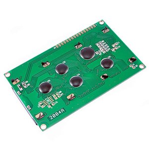 Módulo de pantalla LCD, luz negra azul, 2004, 20 caracteres, controlador de líneas X 4