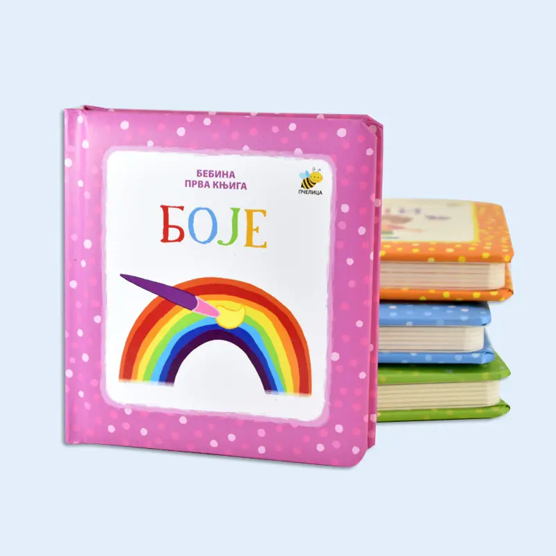 Hotsale personalizado mini boardbook impressão serviço para crianças leitura e educação