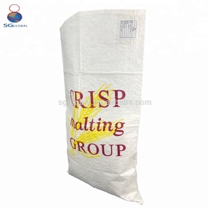 10 kg 20 kg PP פלסטיק חומר גלם ארוג שקית של סוכר