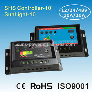 <span class=keywords><strong>pwm</strong></span> 12v 24v programmabile regolatore solare 10a 20a con ce rohs