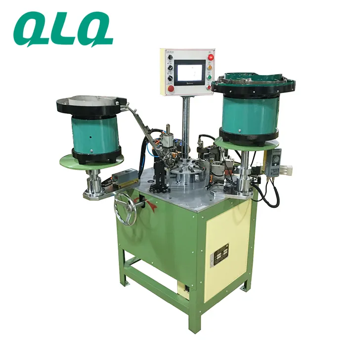 Alta qualidade qlq atacado quente automático máquina deslizante de yg de zinco & máquina de montagem da mola, máquina de fazer deslizamento de zíper