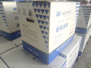 อีพ็อกซี่โพลีเอสเตอร์แฟลชสีเงินสีเทาสีเงินเคลือบโลหะเงา Powdercoating สีบน Artware - Product Image 3
