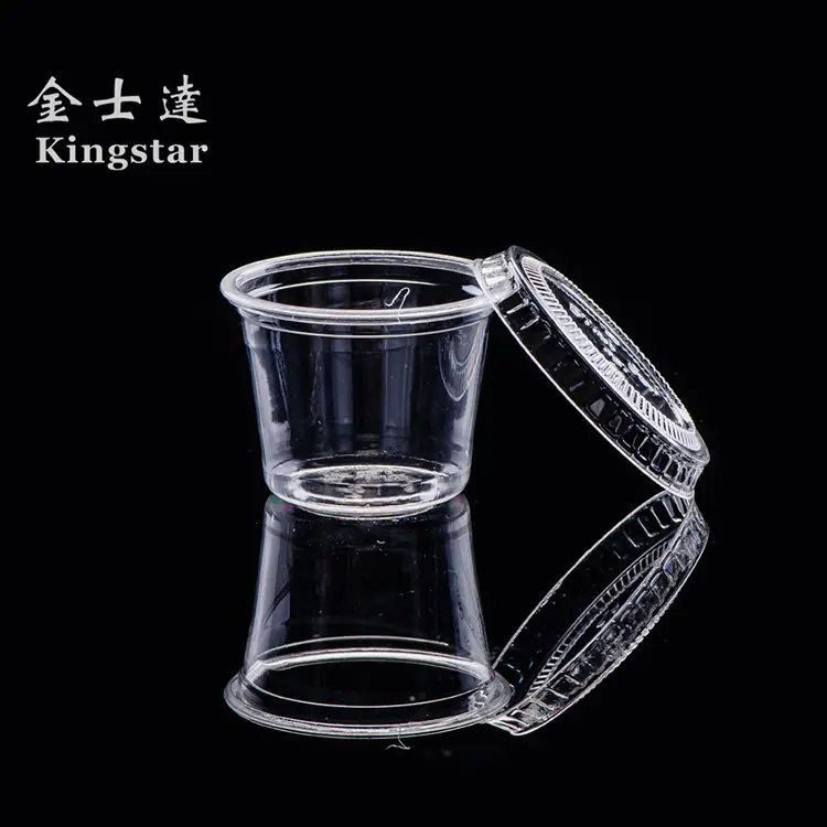 Hot sale disposable plastic food container fruit salad packaging container with dome lid