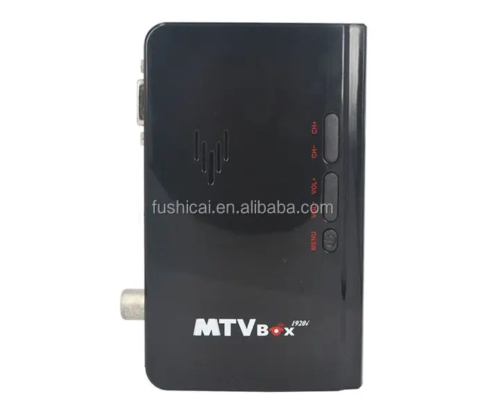 Set-Top Box Receptor HDTV LCD Externo TV Box/Caixa de Sintonizador de TV Analógica/Monitor CRT Set Top caixas com Controle Remoto
