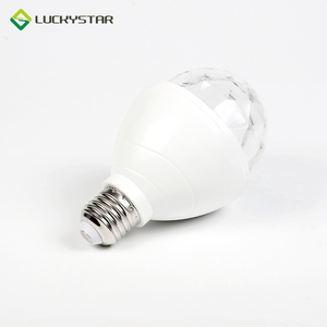 High Quality <strong>E27</strong> Led Full Color Rotating Lamp Small Magic Disco Led Rgb Bulb