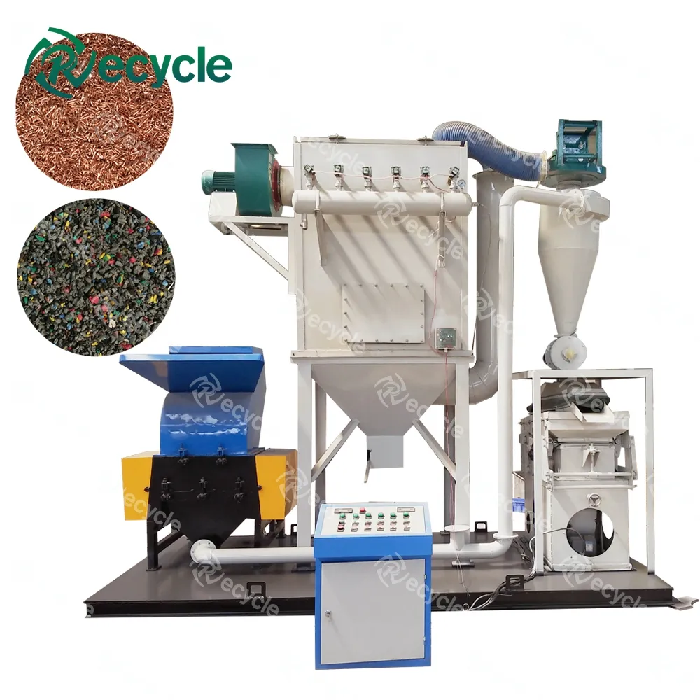 Wire Recycling/Separating Machine Metal Scrap Recycling Copper Wire Machine With Factory