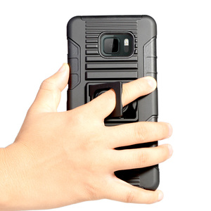 เคสป้องกันเต็มรูปแบบสำหรับ HTC U Ultra Case 3 In 1สำหรับ HTC U Ultra F100พร้อมขาตั้งและคลิปสายพาน - Product Image 4