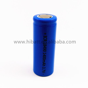 Hibatt lityum iyon batarya ii490 1400Mah 3.7V şarj edilebilir Li Ion hücre