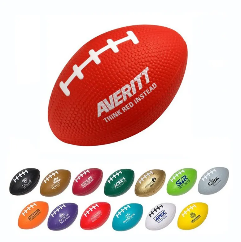 Мяч антистресс из полиуретановой пены для регби, мяч антистресс для американского футбола