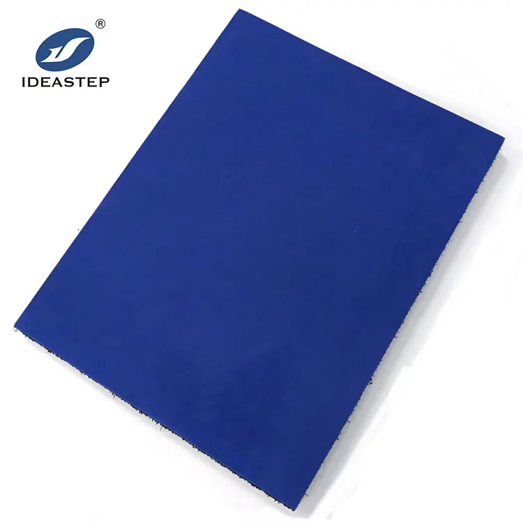 Ideastep produce tres capas, 380x500x36mm, lámina eva laminada de etileno, acetato de vinilo y un bloque eva de 65 a55 a45 durómetro
