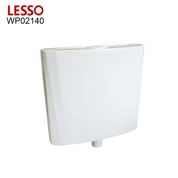 LESSO WP02140 kostengünstige hand push button wc zisterne kunststoff spülkasten Wc-spülung Ventil Tank