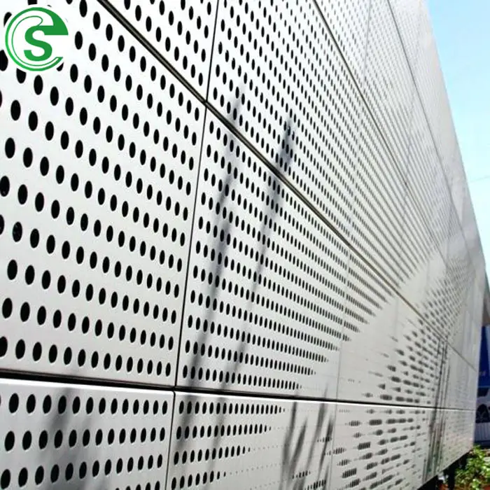 High Quality anti wind decorative perforated sheet metal fence panels