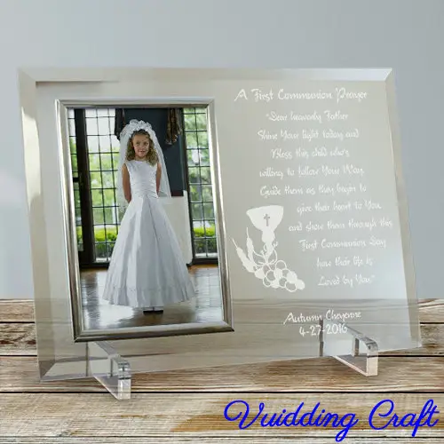 Moldura de vidro personalizada foto para lembrancinhas de casamento