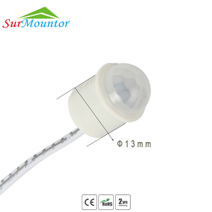 Interruptor de Sensor de movimiento Pir Mini, interruptor de ocupación para armario de cocina, LED, controlador de función de movimiento, CC de 12V a 24V, 4A