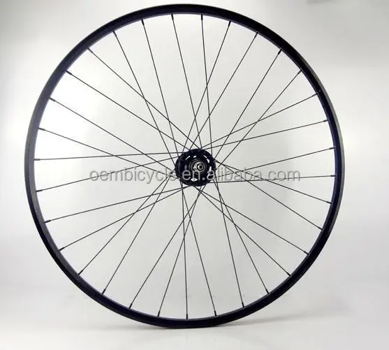 Roue de vélo en alliage d'aluminium, 15mm à pignon, 700C