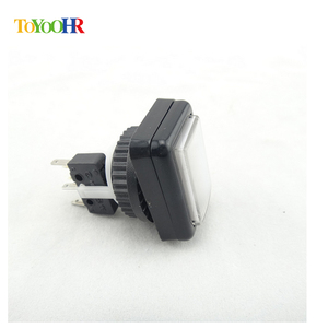 27*27 mm Illuminated square <strong>Push</strong> <strong>Button</strong> <strong>Switch</strong> Europe <strong>Push</strong> <strong>Button</strong> Arcade <strong>Push</strong> <strong>Buttons</strong> for Game Machine - Product Image 1