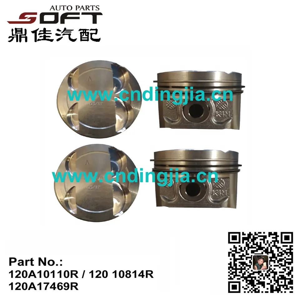 Piston & Nhẫn Kit STD/+ 0.5/+ 1.0mm 120A10110R/120A10814R/120A17469R Cho Renault K4M /K7M