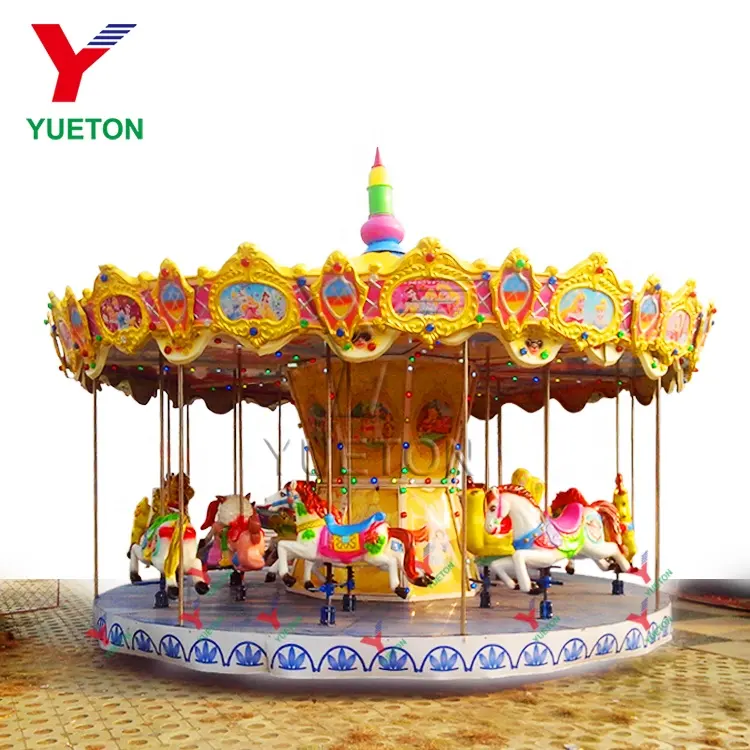 Zhengzhou Yueton Giostre del Parco di Divertimenti Carosello di Cavalli In Vendita In Carnevale