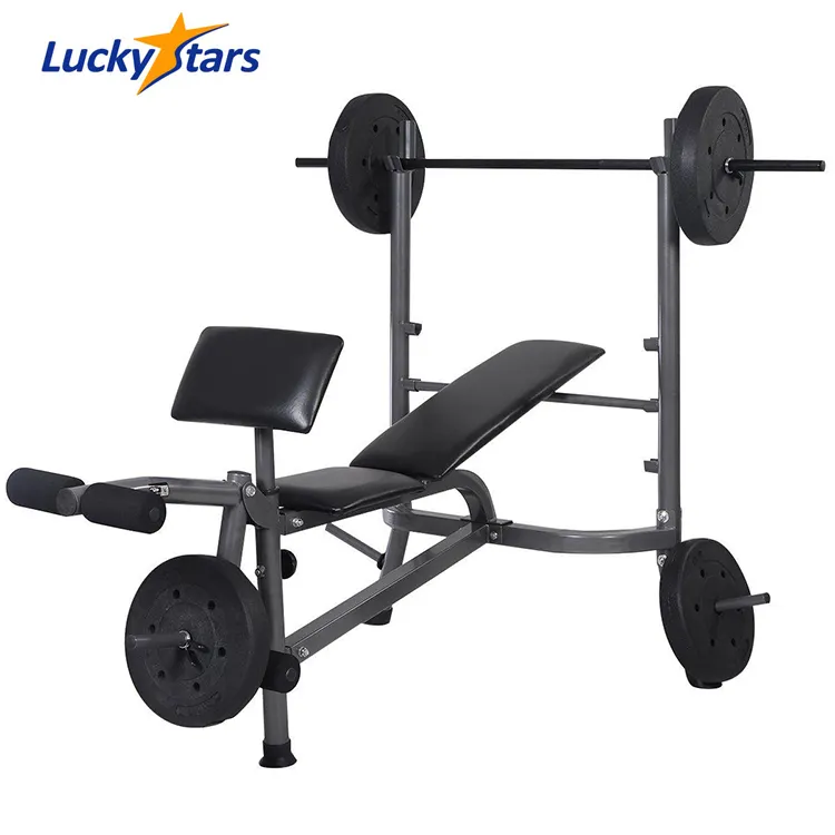 Luckysport समायोज्य बैठने अप फ्लैट फ्लाई काले वजन उठाने बेंच