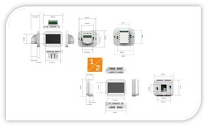 Keycard / Modbus RTU и TCP FCU WIFI термостат