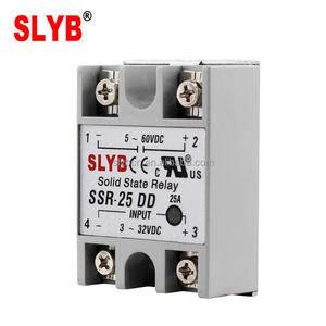 浙江工場による単相FotekタイプソリッドステートリレーSSR25DD3-32VDC入力から5-60VDC出力 - Product Image 1