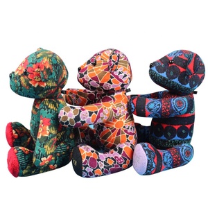 Sevimli küçük boy 18cm renkli peluş eklemli oyuncak oyuncak ayı - Product Image 4