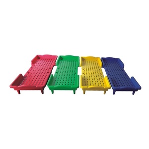 גן ילדים הזרקת משתלת stackable פלסטיק ילדי מיטה לגן ילדים