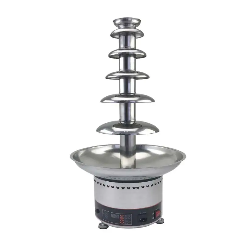 Chocolate machinery 6 tiers Commercial electric Chocolate Fountain for chocolate making machine in china factory