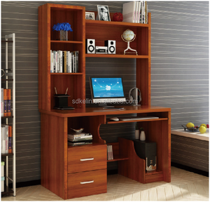 Escritorio de ordenador de madera multifunción, nuevo diseño, con estantería - Product Image 2