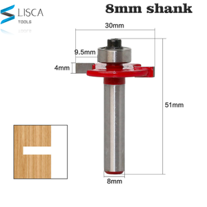L-N150 8mm Shank yüksek kaliteli "T" tipi bisküvi ortak yuvası kesici birleştirme/planya yönlendirici Bit 4mm yükseklik kesici ahşap çalışma